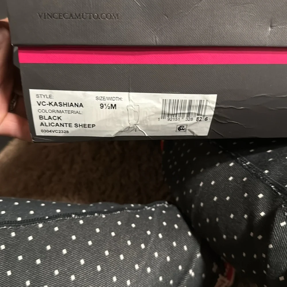 Vince Camuto Leather knee high stiletto boots - Picture 5 of 5